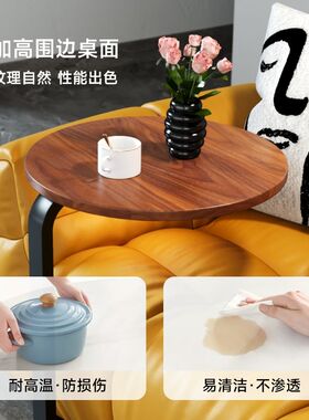速发客厅沙发边几角几欧式轻奢高级感小桌子房间室内卧室床头柜置