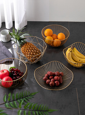 速发Wrought iro fruit plate srage basket fruit basket