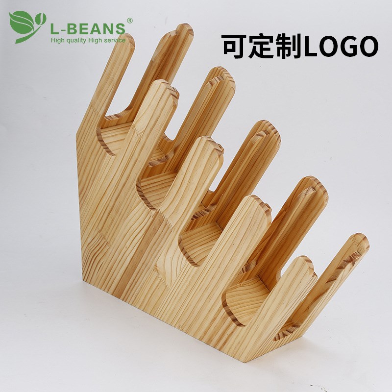速发纸式风格原木咖啡杯架/外茶杯架/韩杯架奶带外带杯架分杯器