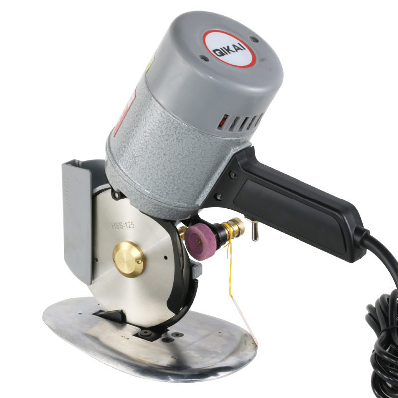 速发促厚凯125型电动圆刀  手提式服装电剪刀 裁剪机 裁布机 琪料