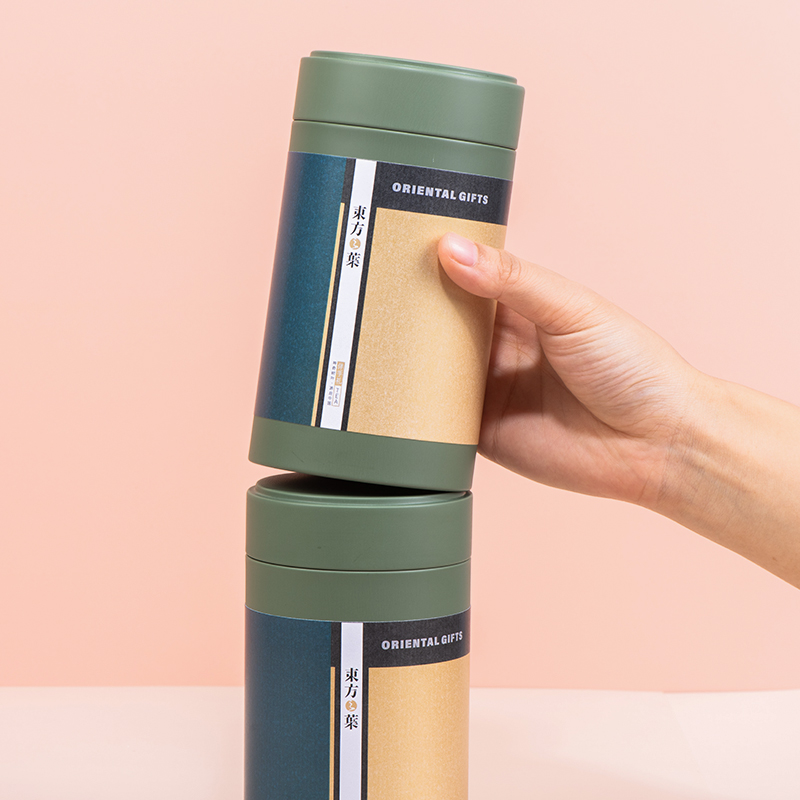 义统 新款创意绿茶包装茶叶罐马口铁密封罐茶叶包装礼盒现货定制