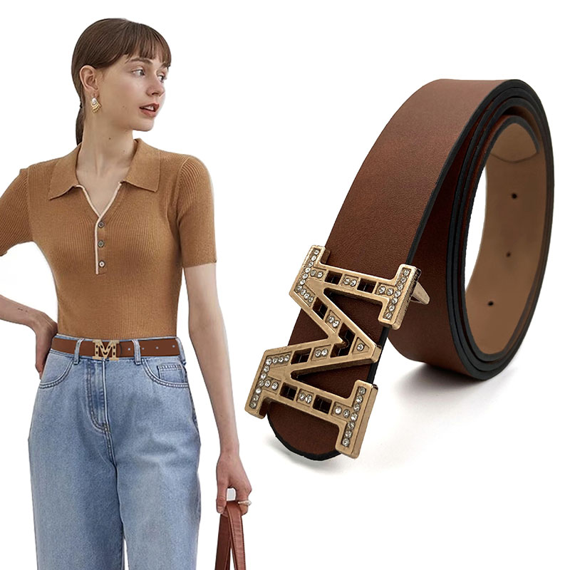 Women Leather High Quality Belts Fashion Waist Strap Design