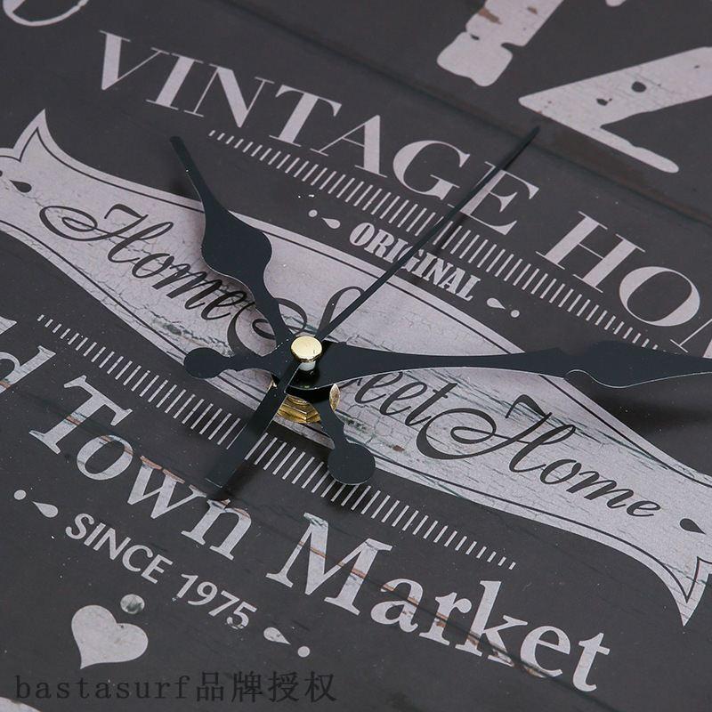 12 inch Nordic retro European wall clock living room clock
