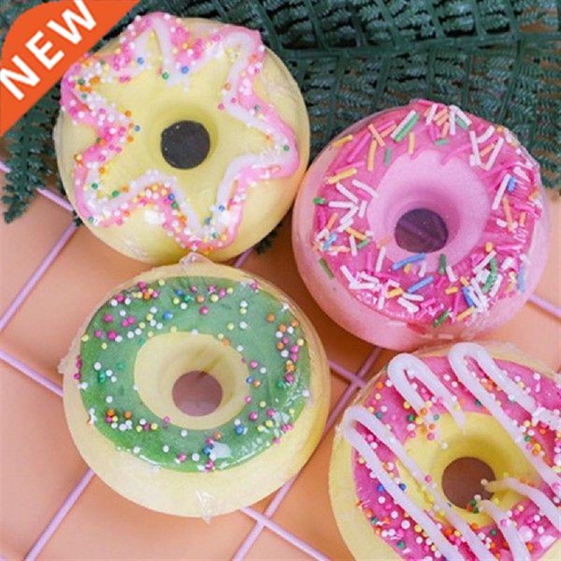 4Pcs/Set Bubble Bath Ball Handmade Donut yle Fragrant