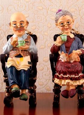 新中式北欧式客厅家里房间卧室内酒柜玄关家居装饰品轻奢结婚摆件