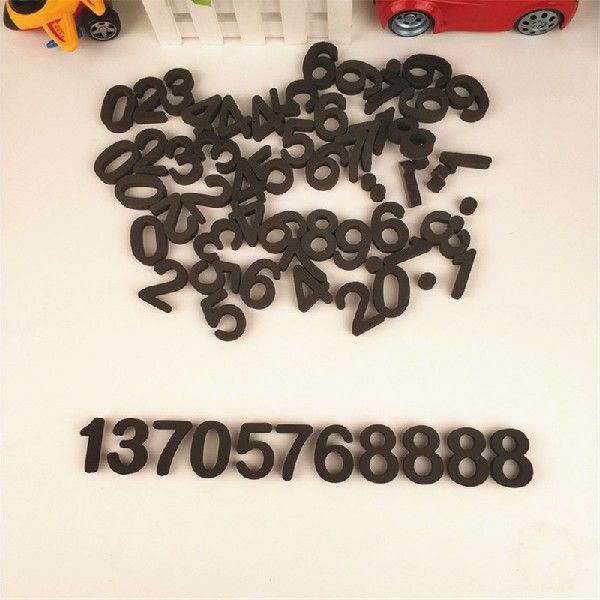 3.7CM 6-Group 11pcs/set Magnetic Fridge Numbers & Dot Home