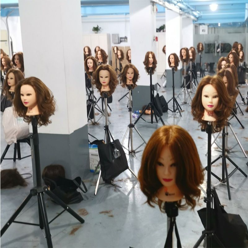 理发练习头模男全真发美发学徒练习剪发假人头模型模特头可烫染