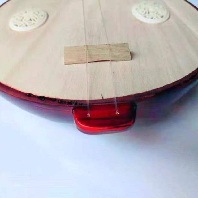 二弦色木柳琴九品土琵琶业余者练习琴民间弹拨乐器