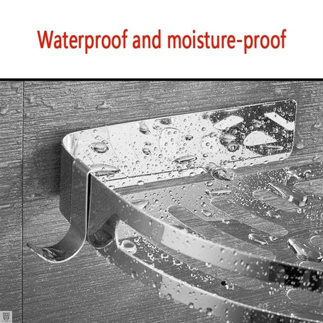 .bathroom accessories wall shelf organizer sucker