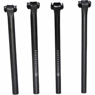 厂销包邮碳纤维座管坐管自行车山地车公路车坐杆直头学生车座杆骑