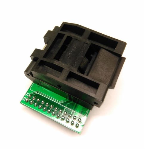 STM32适配器socket烧录编程测试座TQFP48转DIP48 QFP48-0.5