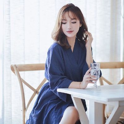 Casual Peignoir Femme New Spring Autumn Bathrobe Women Loose