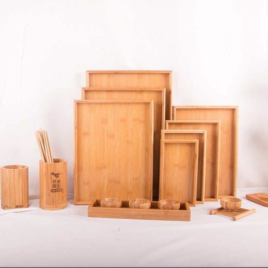 Hotel tray rectanular tray rectanular wooden wood rectan