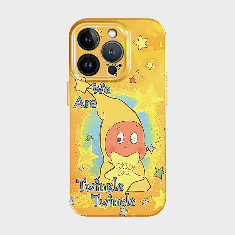 星星人~泡泡玛特iphone16苹果15promax可爱nova13小米14复古p70华为mate60小众不撞款vivo一加适用oppo手机壳