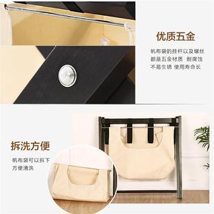 可放行李箱的收纳架卧室放衣服神器实木折叠行李架酒店床边置物架