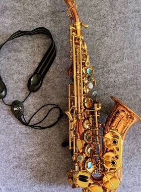 萨克斯背带 吊带电吹管脖带 单簧管脖带加宽美国RICO设计单肩灰色