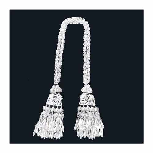 布依族苗族侗族水族银饰银帽民族服装配饰舞台苗族妇女服装围腰链