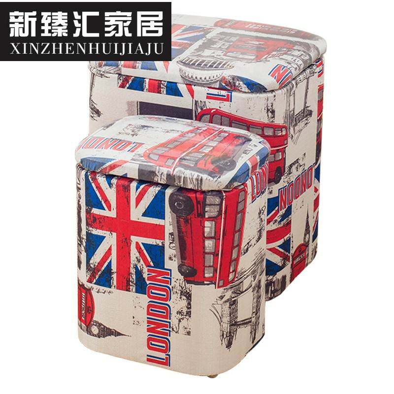 多功能卧室放衣服的床边凳子床头沙发凳可以坐的收纳箱长方形储物