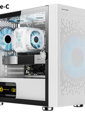 极速长城(GreatWall)阿基米德2白色电脑机箱(Type-C3.2/20CM风