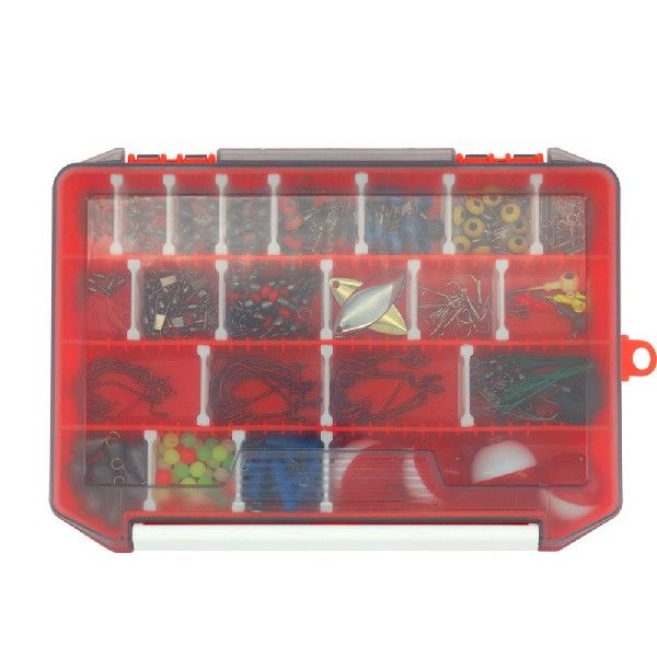 263cs/set Fishing Tackles Set Jig Hooks Beads Sinkers