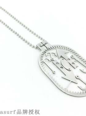 Hot selling fishhook Card Necklace card knife outdoor multi