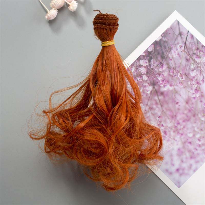 15cm BJD SD Curly Hair Extensions for All Dolls DIY Hai