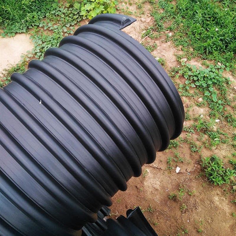 湖南长沙市政造价名录商品HDPE钢带增强缠绕螺旋波纹管下水管道