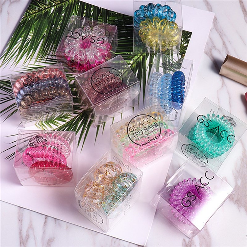 New arrival 2-9 pcs/set Transparent jelly Color telephone ri