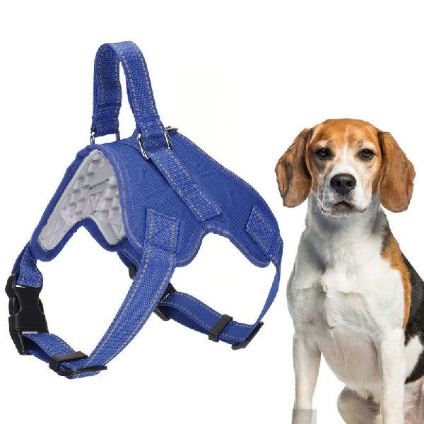 Pet Vest Reflective Stripe Harness Adjustable Oxford Cloth