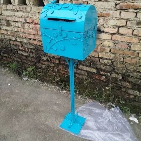 现货欧式铁艺信箱信箱信筒邮筒别墅邮件庭院信报箱社区收发室外