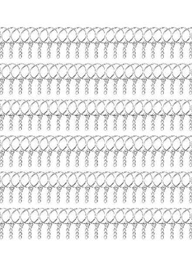 150PCS Keyring Rings Key Chain Rings Keyring Chains Split