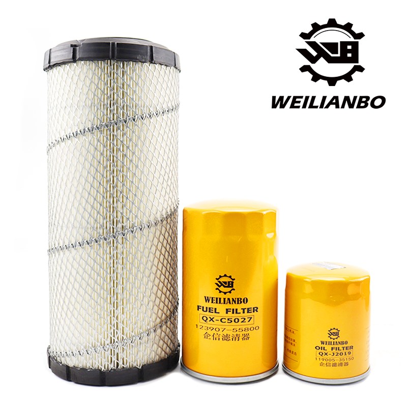 企信滤清器神钢SK60-8挖掘机空气滤芯液压油进油回油先导保养配件