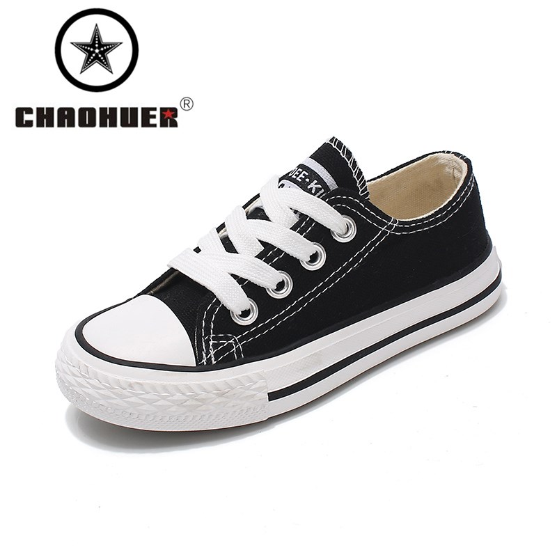 厂家儿童帆布鞋2021春秋款韩版低帮滑板鞋男童女童鞋宝宝小白鞋休