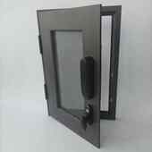 西安口袋锁内平开防盗纱窗不锈钢网丝u外开窗防蚊虫小孩带锁