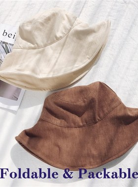 2022 Fashion Bucket Hat Women Outdoor Summer Sun Hats Foldab