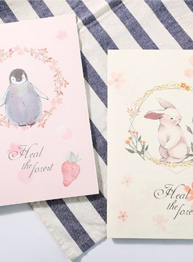 8packs Flowers Greeting Card Paper Envelopes with writing le