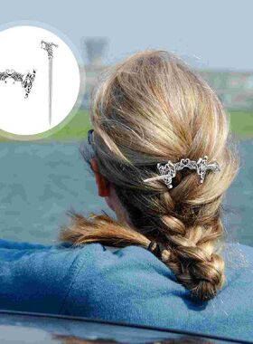 2pcs Hair Clips Metal Vintage Decorative Hairpins Hair Hair