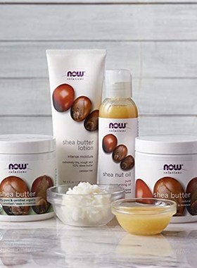 NOW Solutions  Shea Butter  Skin Emollient  Seals in Moistur