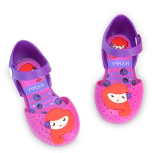 Summer new girls sandals 2019 jelly shoes mermaid Korean ve