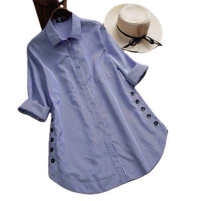 Loose Maternity Blouse Long Sleeve Nursing Shirt Casual