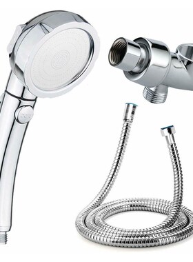 Shower Head Handheld 3 In 1 High Pressure Saving Water Compl
