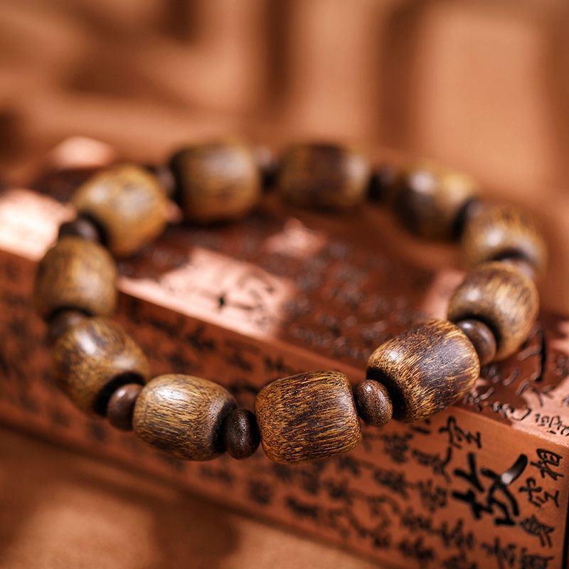 极速Natural Vietnam Nha Trang agarwood bracelet fidelity old