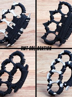防身戒指手衣架虎钛合金拳套拳扣合法武器求生装备防狼神器自卫1