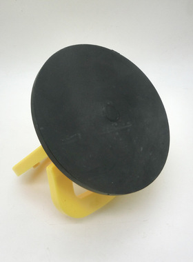 117mm黄色塑料单爪玻璃瓷砖吸盘固定器吸提器