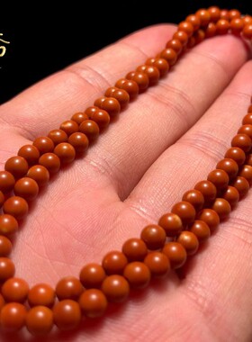 正圆光珠橄榄核核尖108圆珠项链橄榄核尖珠脖挂手串珠子手链串珠