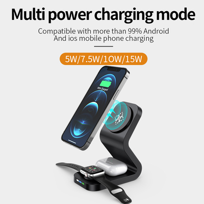 3-in-1 magnetic wireless charger for MagSafe charger holder