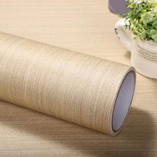 工程阻燃A木纹膜自粘不透底加厚壁纸防水波音软片翻新木门墙贴纸