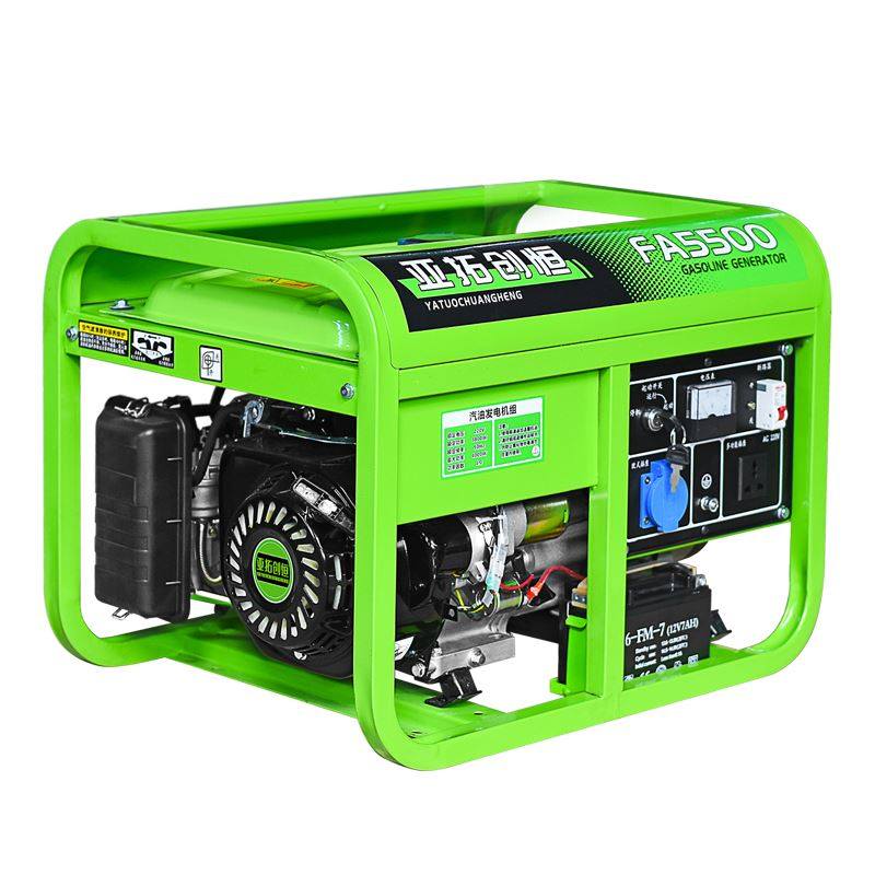 。亚拓创恒3kw小型汽油发电机家用单相220V三相380伏5/6/8KW/10千