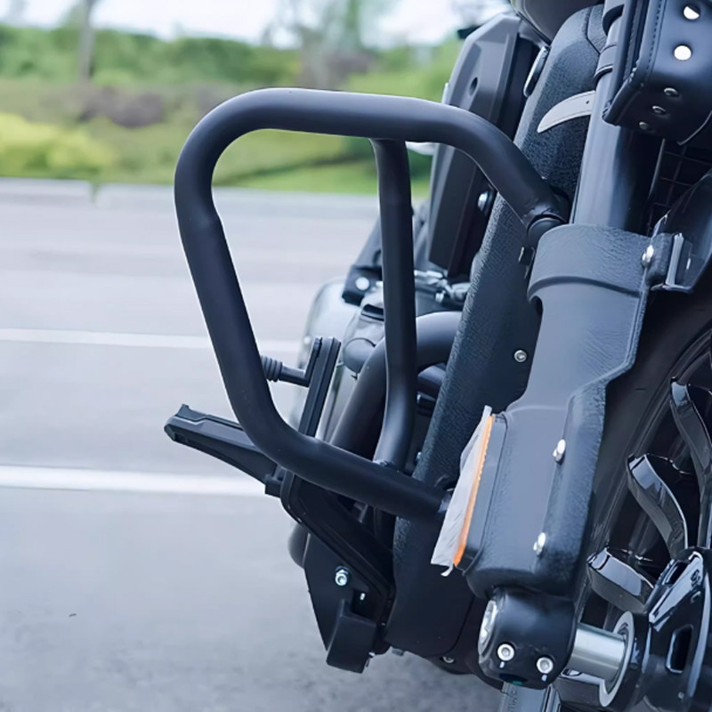 适用奔达黑旗500护杠加粗保险杠快拆边包折叠靠背后货架改装配件