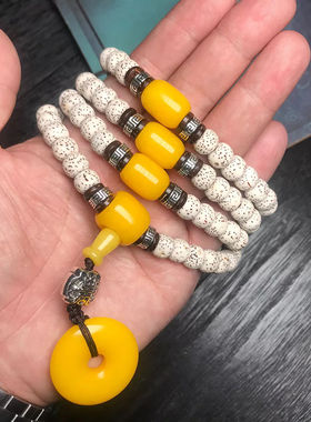 天然星月菩提子108颗正月手链佛珠手串男女文玩项链菩提毛衣链